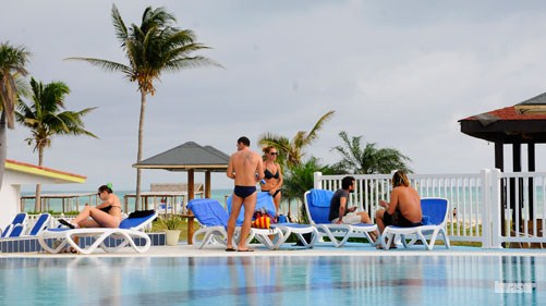 Turistas en Jardines del Rey