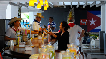 Turistas en Jardines del Rey