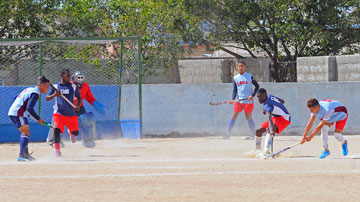 Equipo de hockey sobre césped 
