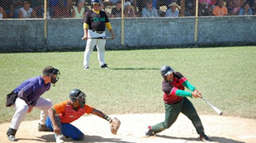 Juego de béisbol