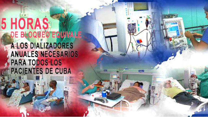 Pacientes cubanos afectados por el bloqueo de EEUU