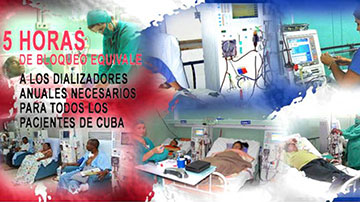 Pacientes cubanos afectados por el bloqueo de EEUU
