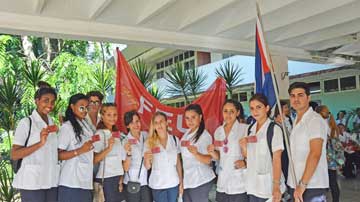 Jóvenes en primer plano