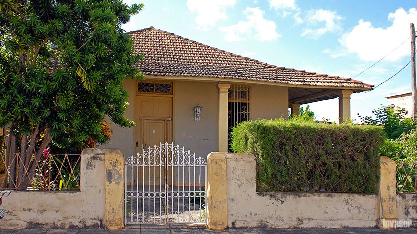 Casa donde estuvo Fidel Castro.