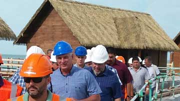 Miguel Díaz-Canel Bermudez de recorrido gubernamental en Ciego de Ávila