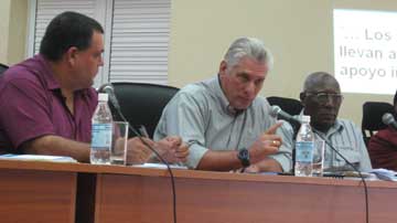 Miguel Díaz-Canel Bermúdez, presidente del Consejo de Estado y de Ministros en Cuba