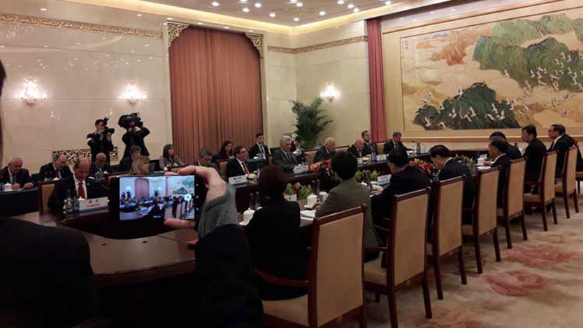 Presidente cubano en China