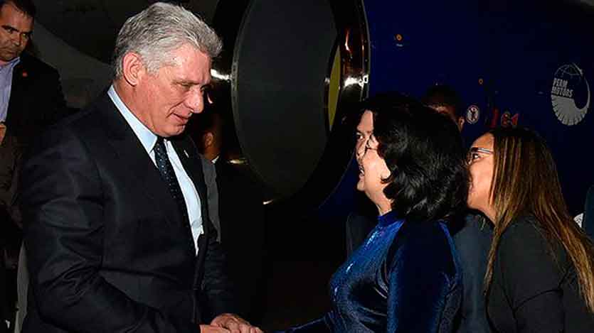 Miguel Díaz-Canel en Vietnam