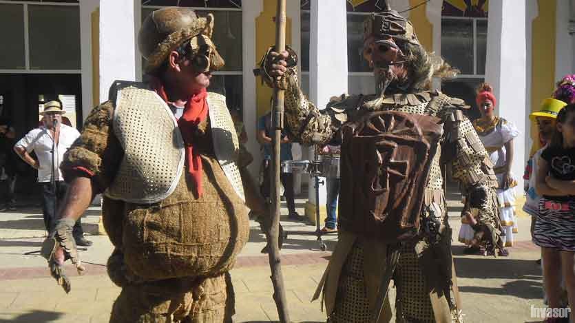 Representación de Don Quijote y Sancho Panza