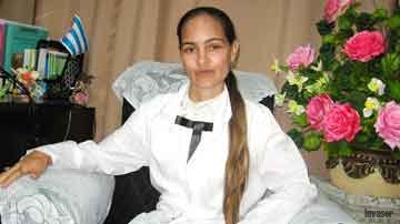 Isabelaida Soler Cardoso, doctora hablando