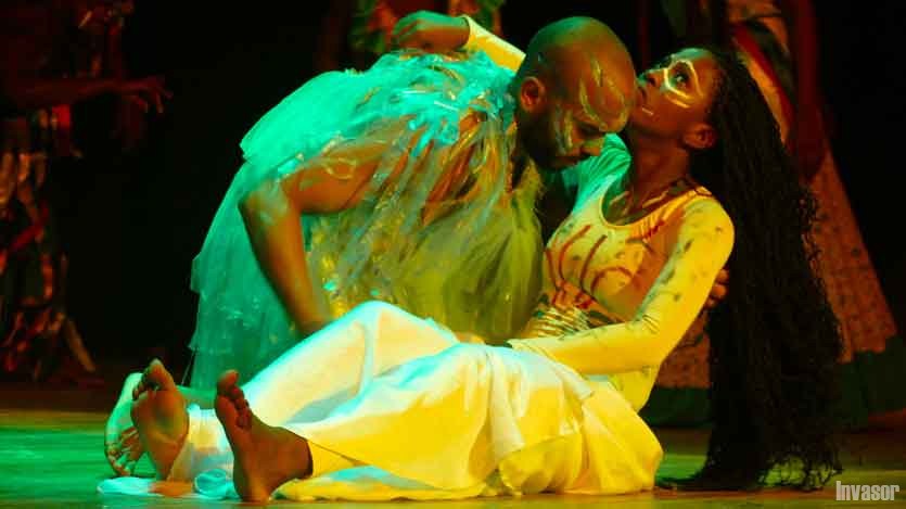 Bailarines del folclórico de Santiago de Cuba