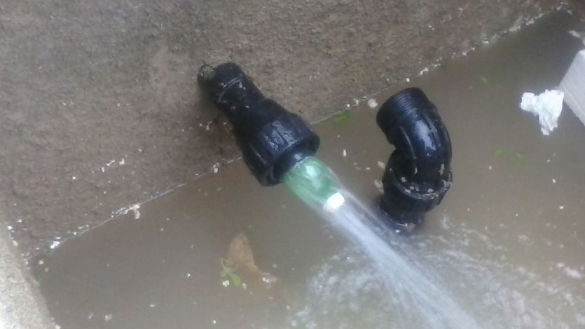 Salidero de agua