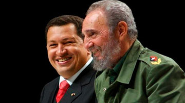 Fidel y Chávez