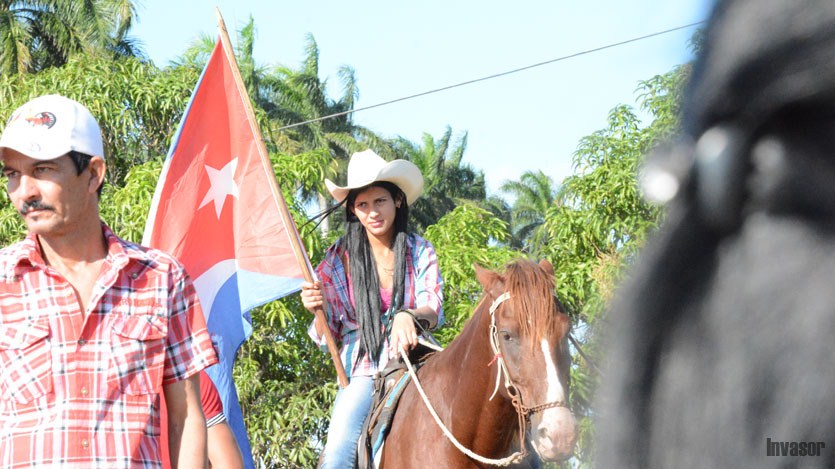 Pionera a caballo