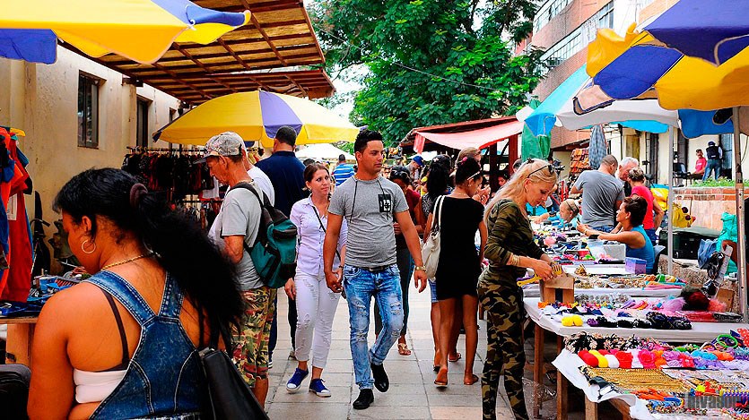 Bulevar en Ciego de Ávila
