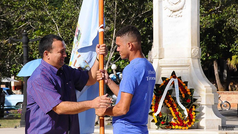 Abanderamiento del equipo de fútbol 