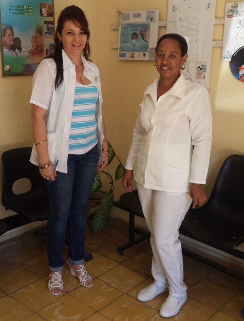 Doctora y enfermera