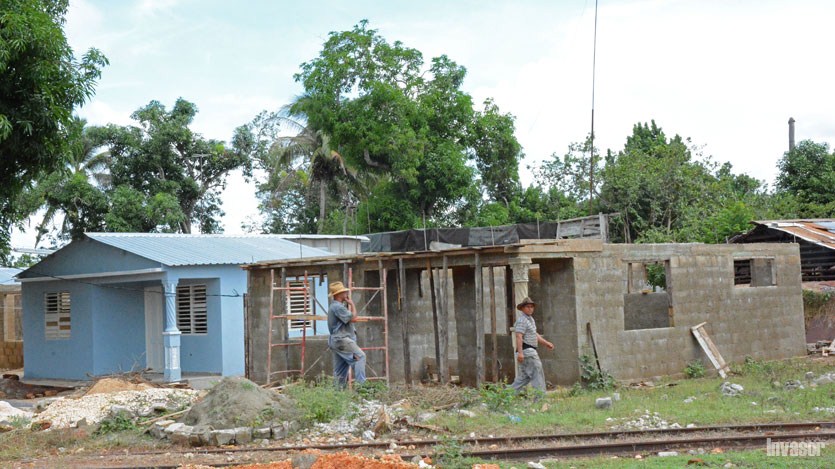 Casas en construcción