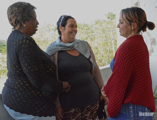 Mujeres con abrigo