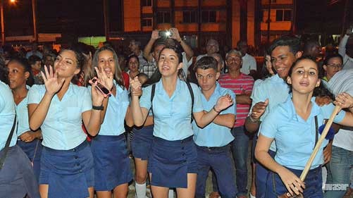 Marcha de las Antorchas en Ciego de Ávila