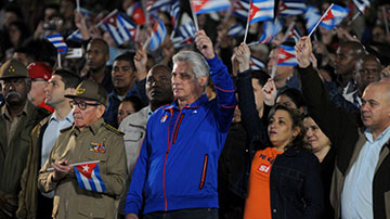 Raúl Castro y Díaz-Canel 