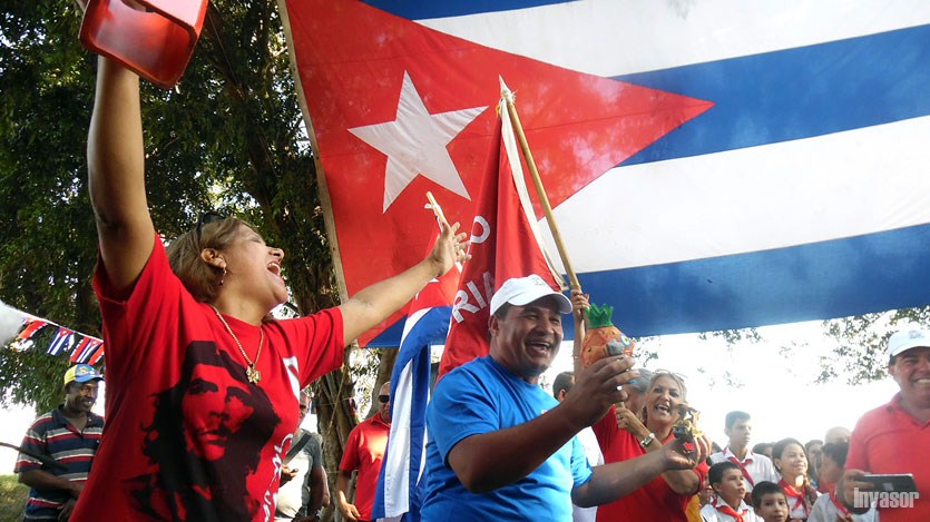 Personas con bandera
