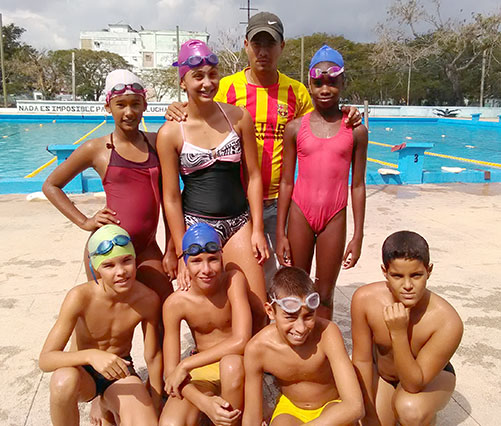 Equipo de natación