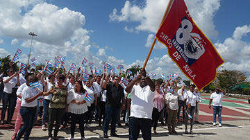 Abanderada y lista delegación avileña