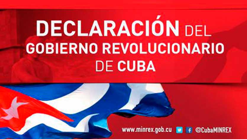 Declaración del Gobierno Revolucionario