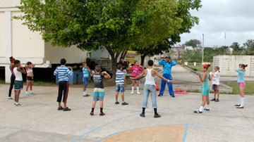 Clase de Educación Física