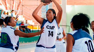 Juego de baloncesto