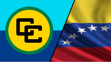 Caricom y bandera de Venezuela