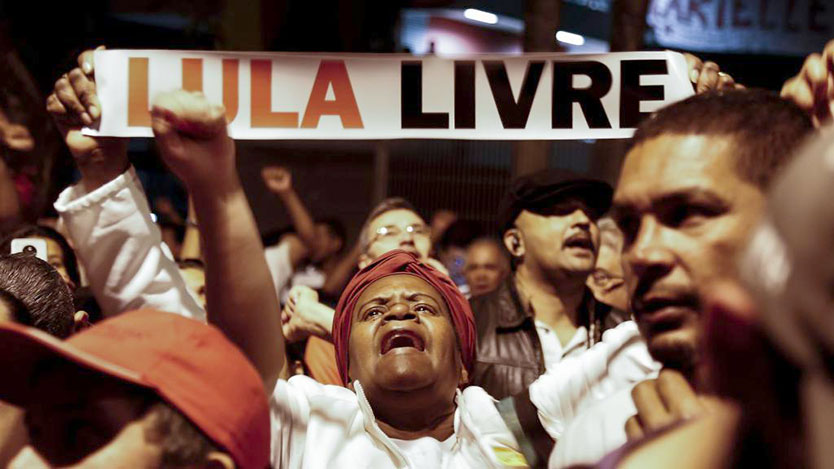 Manifestación en Brasil