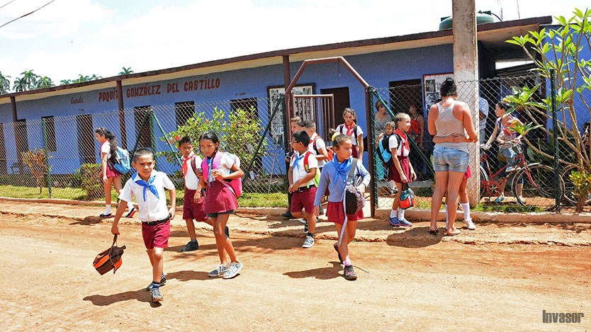 Niños en la escuela