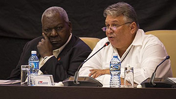 Esteban Lazo y Marino Murillo