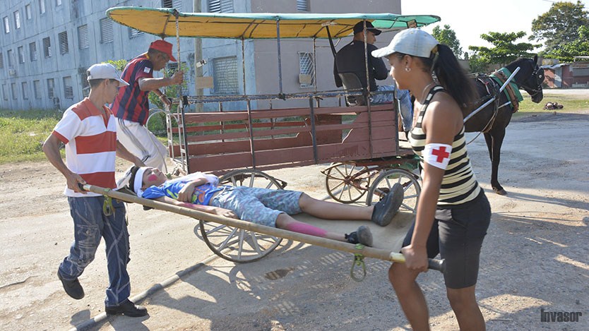 Evacuación de heridos 