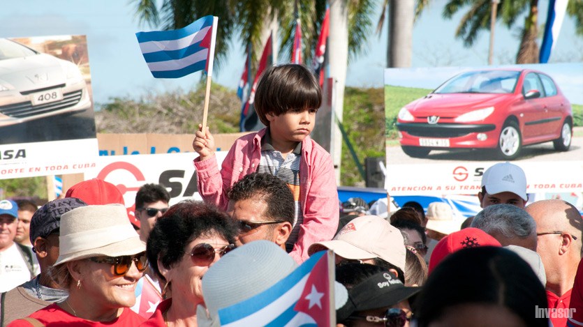 Niños en el desfile
