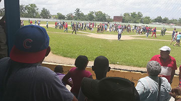 Juego de béisbol