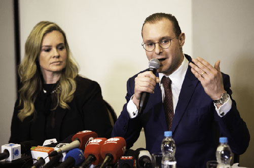 Valeska Teixeira y Cristiano Zanin