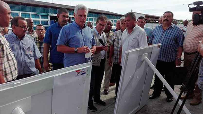 Miguel Díaz-Canel en Villa Clara