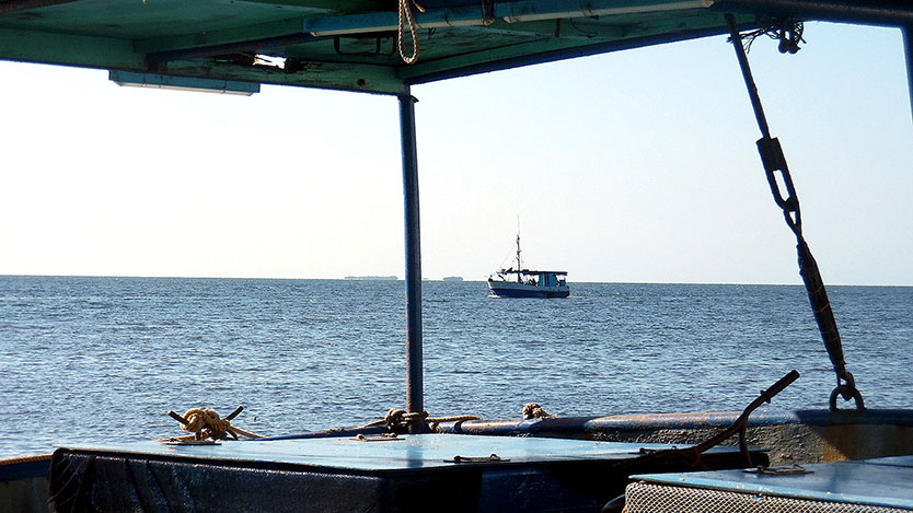 Barcos en el mar