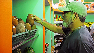 Hombre en el mercado