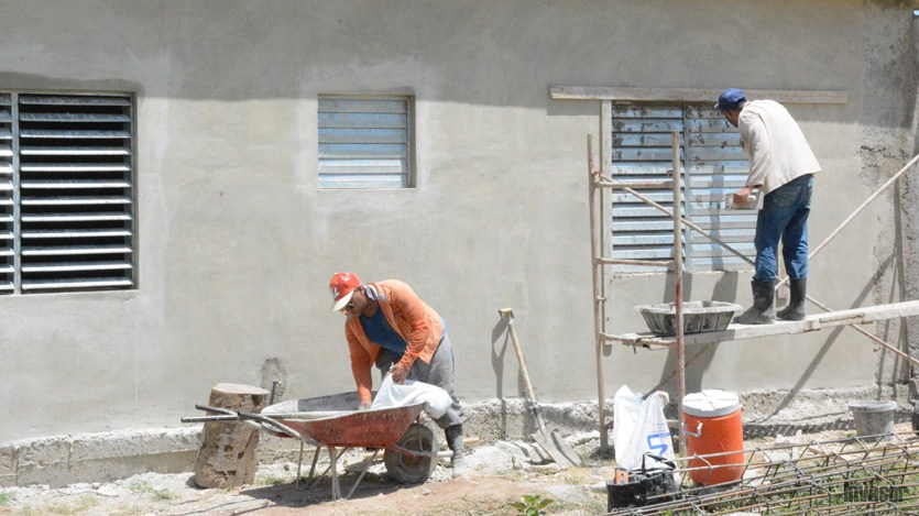 Casas en construcción