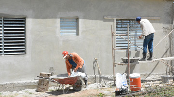 Casas en construcción