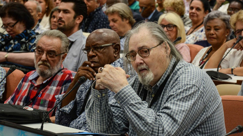 Delegados en Congreso de la UNEAC