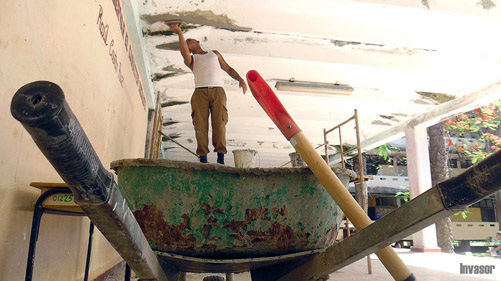 Hombre trabajando