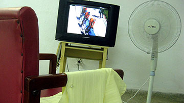 Televisor y ventilador