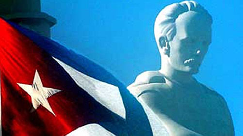 Martí y bandera