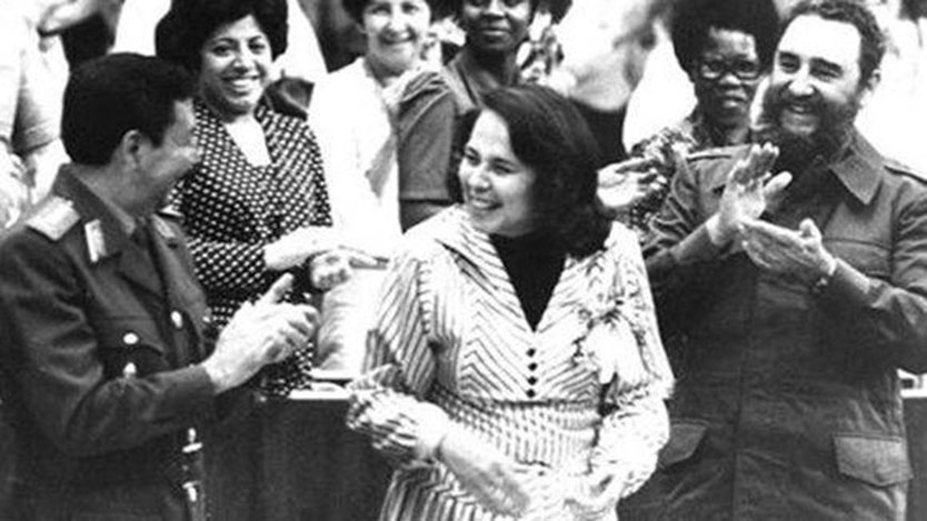 Fidel, Vilma y Raúl