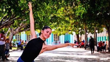 Bailarina, parque